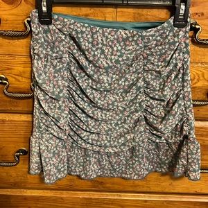 Floral Mini Skirt.